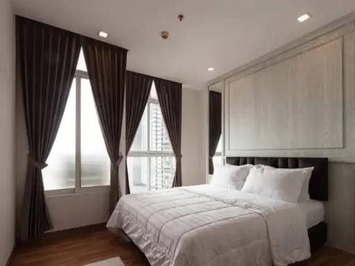 Quick sale!! Condo The Coast Bangkok Sukhumvit-Bangna, beautiful view, high floor, fully furnished, don't miss it!!