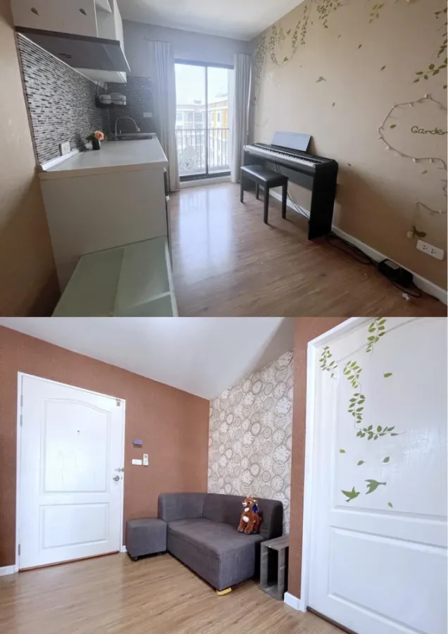 Sale or rent I Condo Salaya, corner room, fully furnished, do not miss !!