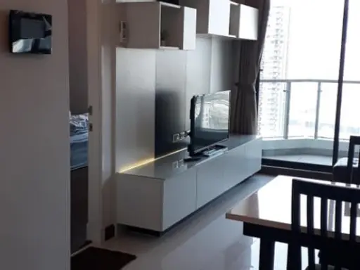 Condo for rent, Supalai Premier Place Asoke, beautiful room, high floor, very good view, fully furni