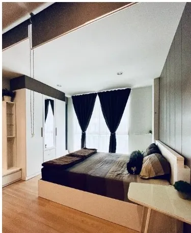 The Niche ID Ladprao 130 Studio ขนาด 30 ตร.ม. ชั้น3 อาคาร C ฝั่งทิศเหนือ ไม่ร้อน จองเลย