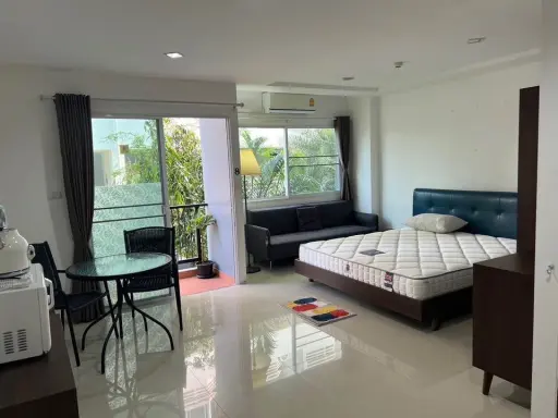 ให้เช่า ทรีโอเจมส์ คอนโด (จอมเทียน) ห้องสตูดิโอ เฟอร์นิเจอร์ครบ จกแต่งพร้อม ลากระเป๋ามาได้เลยจ้า images