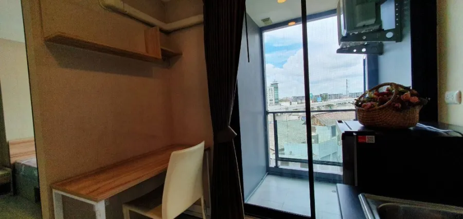 Condo for rent, The Cube Plus, Minburi, air vent room, cool room, open view, wide balcony, best location