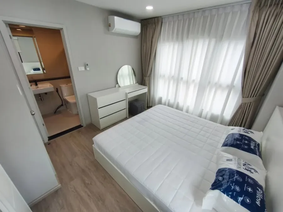 ให้เช่า Supalai Sense Srinakarin 2 ห้องนอน พื้นที่ใช้สอยเยอะ วิวโล่ง ไม่บล็อค ลมดีมาก จองเลย
