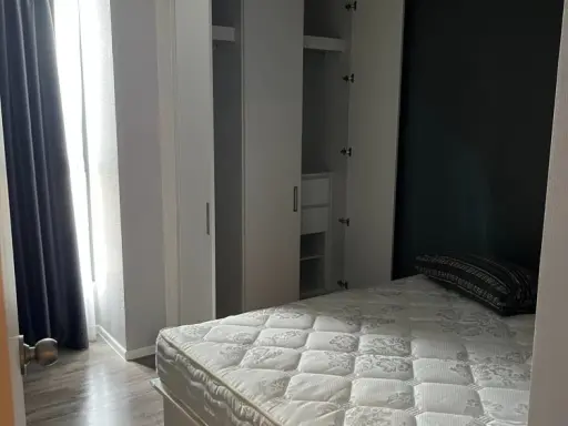 Selling Atmoz Chaengwattana, 2 bedrooms, fully furnished, separating the kitchen room The cooking line should not be missed.