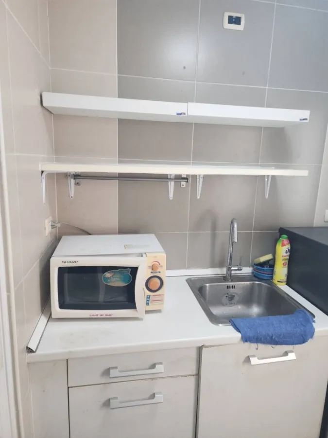 For rent, Happy Condo Ratchada 18, fully furnished, ready to move in. Don't miss it.