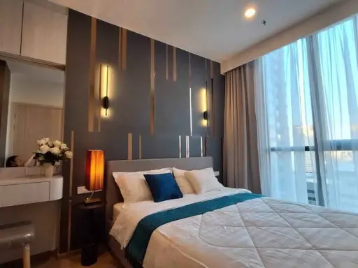 ให้เช่า Nue District R9 ห้องหัวมุม ชั้นสูง วิวเมืองโล่งสวยมาก บรรยากาศดี ลมเย็น แสงธรรมชาติ ห้ามพลาด images