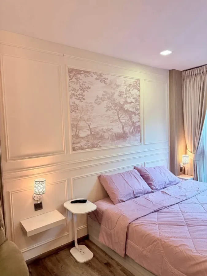 For rent: Kave Embryo Rangsit, beautifully decorated minimalist room, fully furnished, ready to move in.