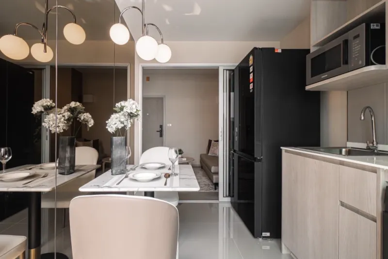 ให้เช่าคอนโด Ideo Charan 70 - Riverview ห้องแต่งน่าอยู่ เฟอร์ เครื่องใช้ไฟฟ้าครบ มาแต่ตัวเข้าอยู่ได้เลย