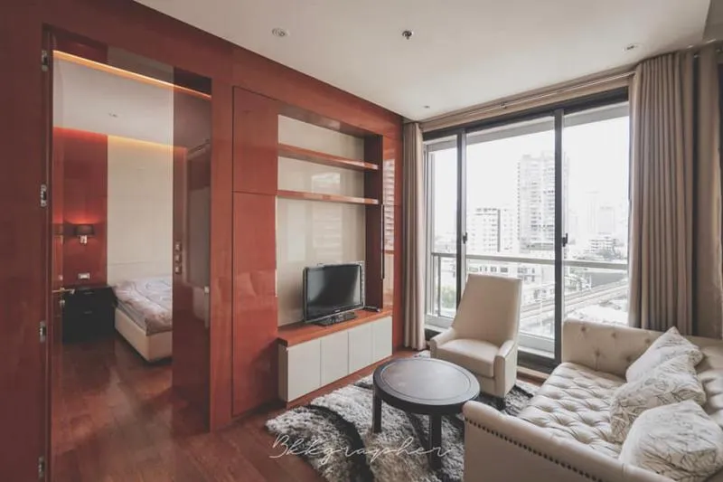Condo for rent, The Address Sukhumvit 28, beautiful view, fully furnished. Personal washing machine Ready to move in