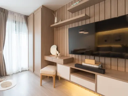 Selling Life Ladprao, 11th floor, STUDIO room, beautifully decorated, minimalist style, Muji, good like this, not booking is a great miss.