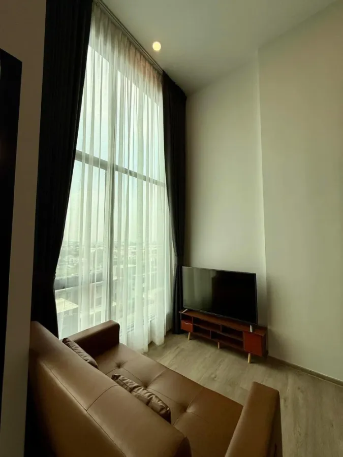For rent: Origin Plug & play ramintra, 9th floor, with a shady garden view, comfortable to the eyes, fully furnished, ready to move in.