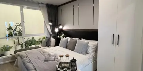 ขายใบจอง คอนโด บลู พหลโยธิน 35 ห้อง 1 bedroom plus ชั้น 5 วิวสวน ครัว Built in จองเลย