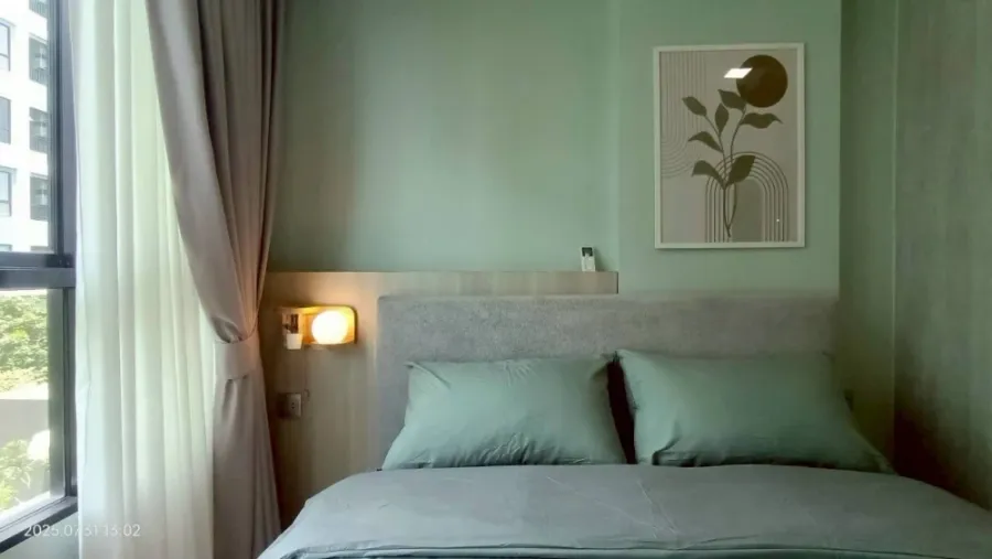 For rent: Atmoz Kanaal Rangsit, 1 bedroom, 1 bathroom. Fully furnished with appliances. Just bring your bags and move in!