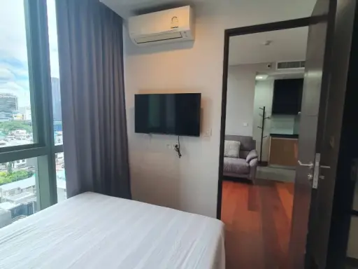 Condo for rent, Wish Signature Midtown Siam, nice atmosphere, beautifully decorated, ready to move in, don't miss it
