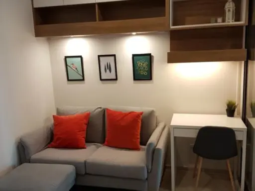 ให้เช่า Life Sukhumvit 48 1 ห้องนอน 1ห้องน้ำ เฟอร์ครบ มีเครื่องซักผ้า ความสะดวกครบครัน