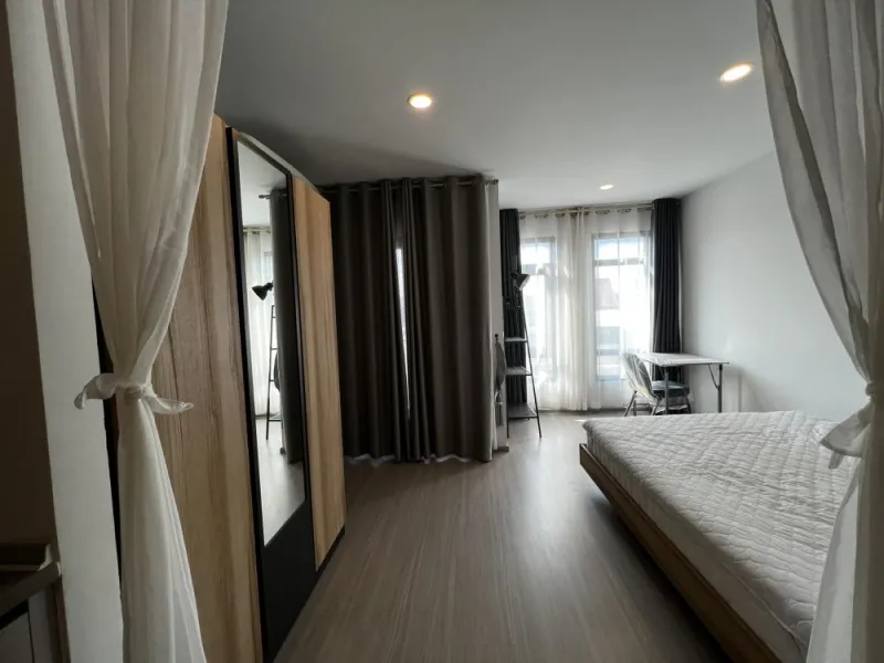 ให้เช่า แอสปาย อโศก-รัชดา ห้อง Studio ขนาด 25 ตร.ม. พร้อมที่นอนอย่างดี หลับสบาย ไม่มีปวดหลัง จองเลย