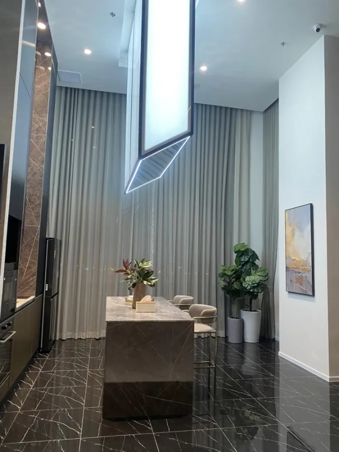 For rent Modiz Rhyme Ramkhamhaeng Studio room, 10th floor, good height, great price, book now.