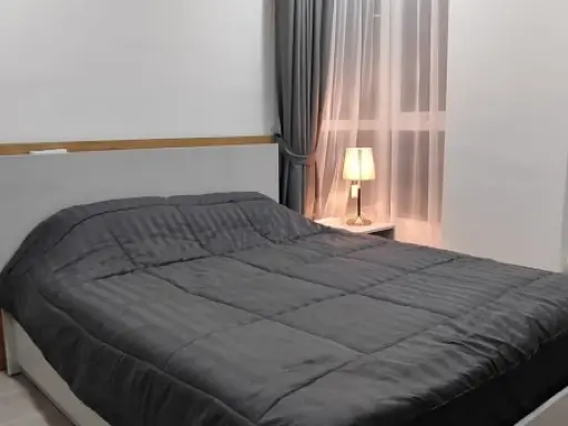 For rent, Supalai City Resort Charan 91, spacious room, 2 bedrooms, fully furnished. Don't just look and reserve now.