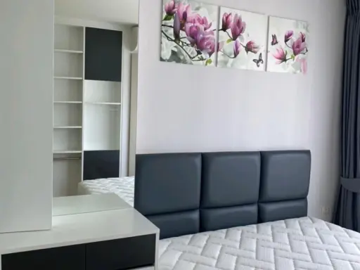 For rent: Lumpini Ville On Nut–Phatthanakan, 7th floor, garden view, fully furnished, nice to live in, reserve now.