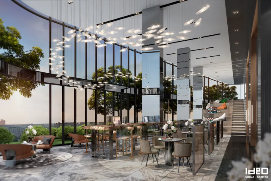 Selling Ideo Chula Samyan, 30th floor, corner unit, open city view, bright and airy, receiving plenty of natural light. Don't miss out!