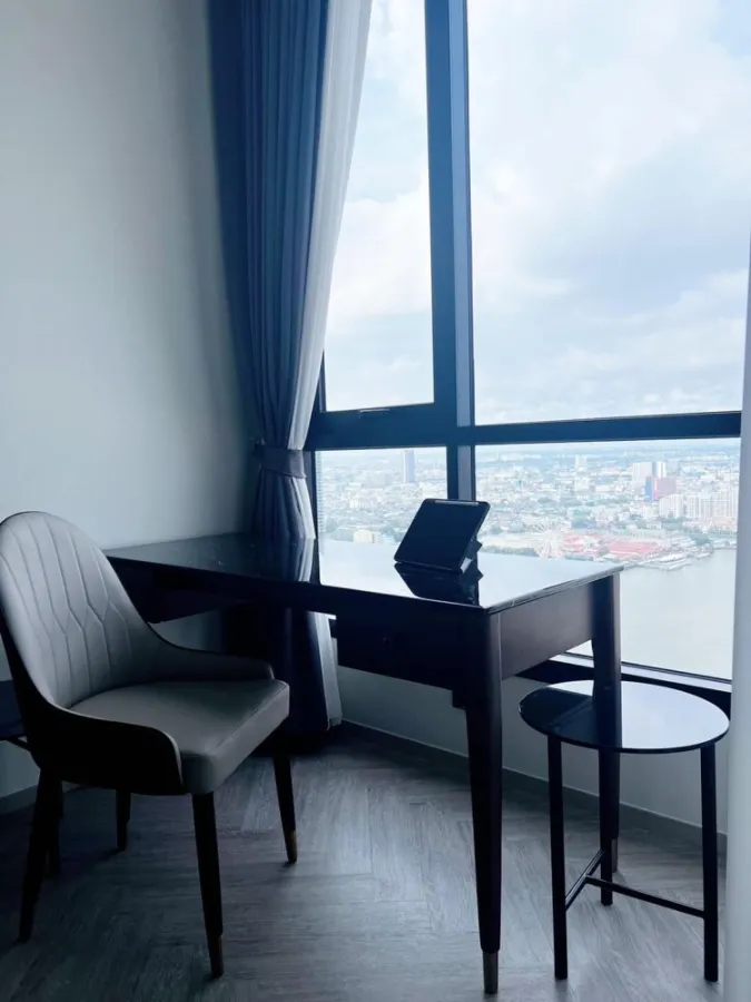ให้เช่า Chapter Charoennakhon-Riverside ชั้น 38 วิวแจ่ม ห้องแต่ง Style Modern น่าอยู่สุดๆ จองเลย