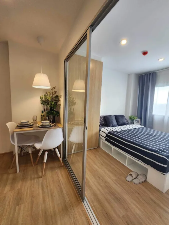 ให้เช่าคอนโด เสนาคิทท์ ฉลองกรุง-ลาดกระบัง ห้อวพร้อมอยู่ เฟอร์นิเจอร์ Built-in ครบชุด รีบมาจอง