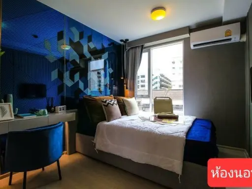 Sale, rent, Plum Condo Ramkhamhaeng 60 Interchange, beautiful decorated room, fully furnished and electrical appliances images