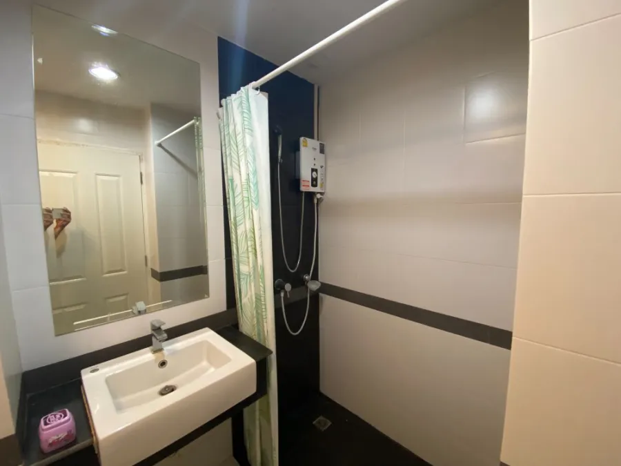 For rent!! Condo A Space Sukhumvit 77, 1st floor, Building E, fully furnished, hurry up to reserve!!