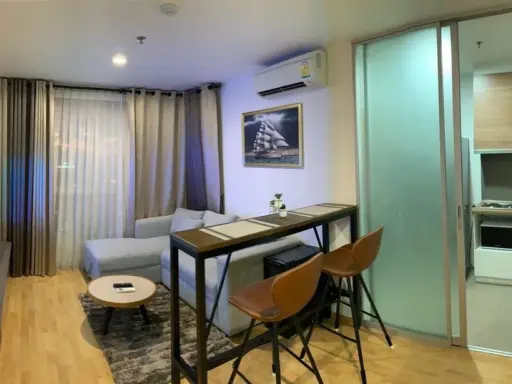 For sale: U Delight Residence (Pattanakarn - Thonglor), high floor, stylishly decorated room, city view, reserve now.
