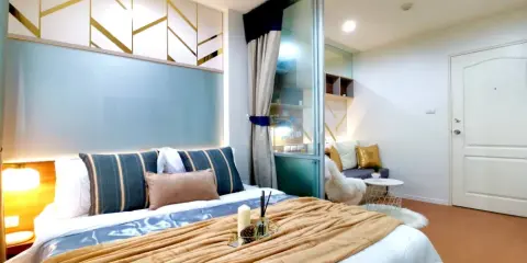 ขาย Lumpini Condotown Nida-Serithai 2 ห้องน่าอยู่ ชั้นไม่สูง สิ่งอำนวยความสะดวกครบครัน จองเลย