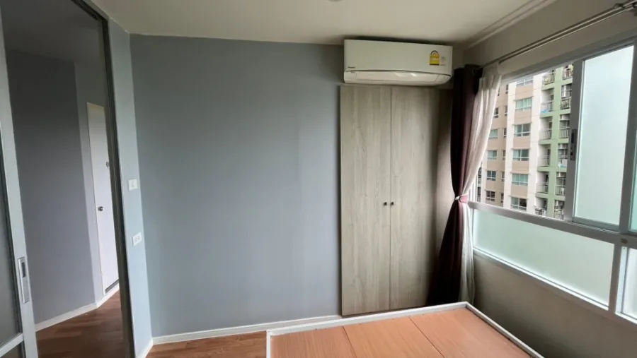 Condo for rent, Lumpini Ville Nakhon In-River View, Building B, 7th floor, furnished room, ready to move in Hurry up to reserve.