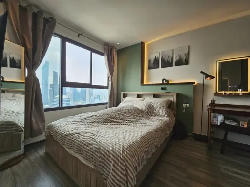 Condo for rent IDEO Chula-Samyan. The room is well decorated, nice to live in, beautiful view, just carry your bags and move in. images