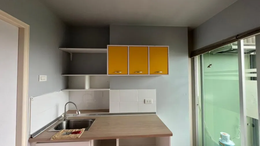 Condo for rent, Lumpini Ville Nakhon In-River View, Building B, 7th floor, furnished room, ready to move in Hurry up to reserve.