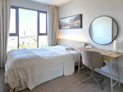 ให้เช่า Aspire Sukhumvit - Rama 4 1 ห้องนอน 1 ห้องอเนกประสงค์ ชั้นสูง ความเป็นส่วนตัวสูง ห้องมุมลดการรบกวนจากเพื่อนบ้าน จองด่วน images