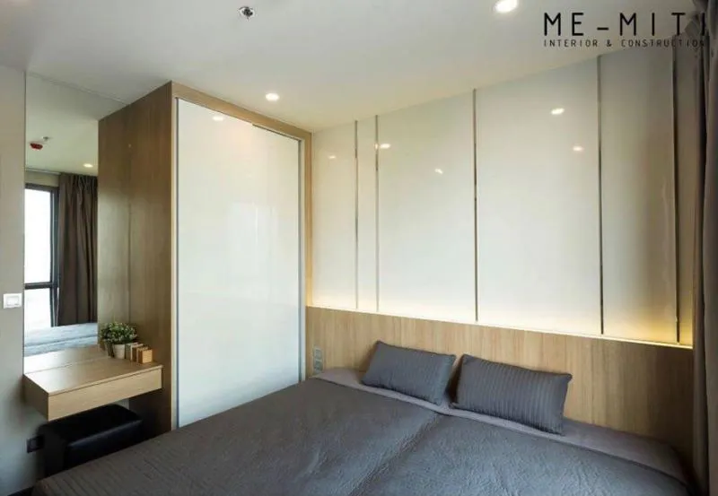 For rent**Ideo Q Siam-Ratchathewi 2Bedroom เตียงใหญ่มาก เฟอร์บิ้วอิน คุ้มกว่านี้ไม่มีแล้วว