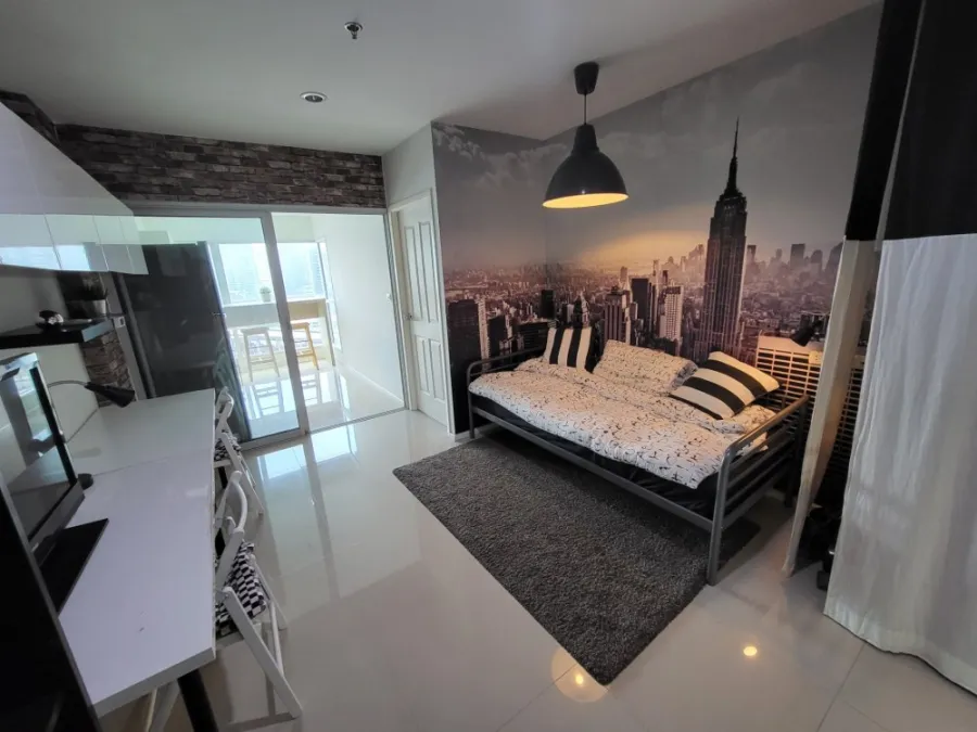 Condo for rent, Aspire Rama 9, fully furnished, ready to move in, friendly price, don't wait, book now!!