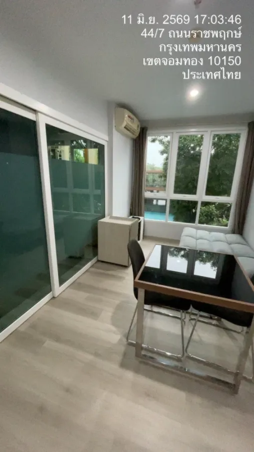 For rent, The Key Sathorn Ratchapreuk, beautiful room, pool view, very livable. Full facilities. Book now.