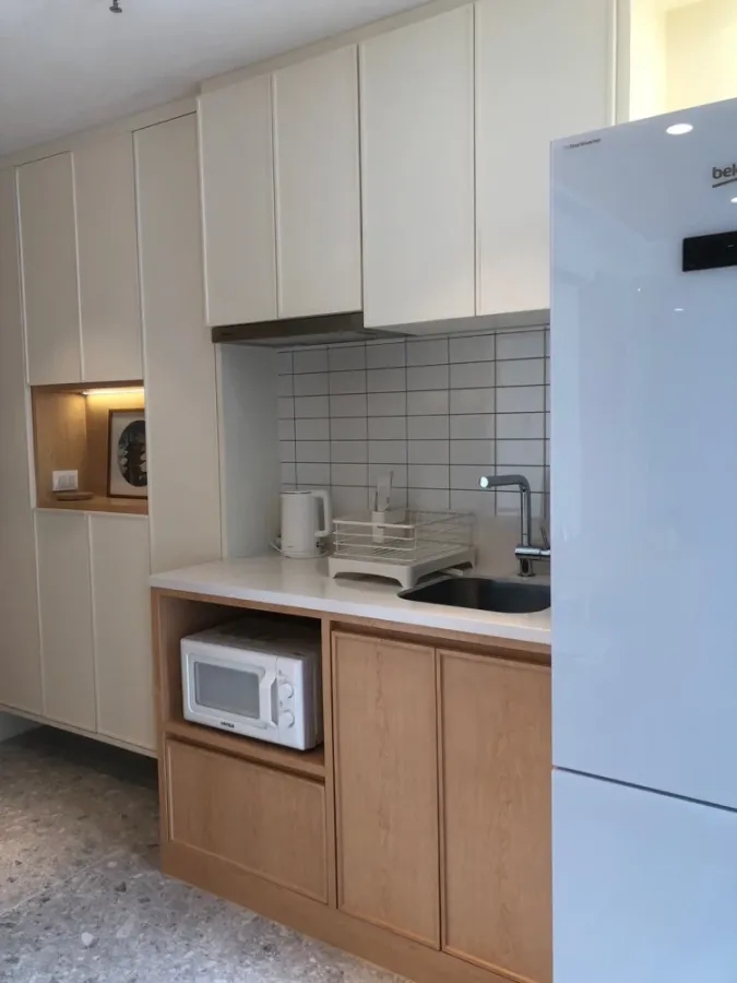 For rent!! Regal Sathorn Narathiwat, 22nd floor, beautiful room, newly renovated, Muji style, fully furnished, ready to move in. Don't miss out!!