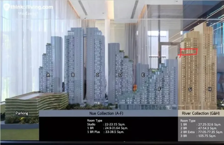Selling down payment on Nue Riverest Ratburana, high-rise room, nice to live in, fully furnished, hurry and reserve now!!!