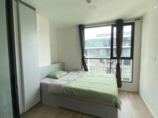 For rent: Atmoz Ladprao 15, 7th floor, spacious room, good furniture and electrical appliances. You must reserve now.