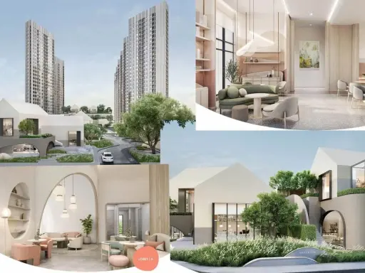 Selling down payment COBE Ratchada-Rama 9, Building E, 3rd floor, includes quality furniture and full amenities. Hurry and reserve now.