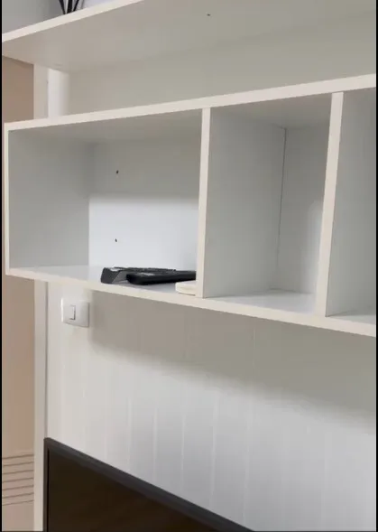 For rent: Fuse Sense Bang Khae, white room, comfortable to look at, separated into sections, don't just look, hurry up and book now.