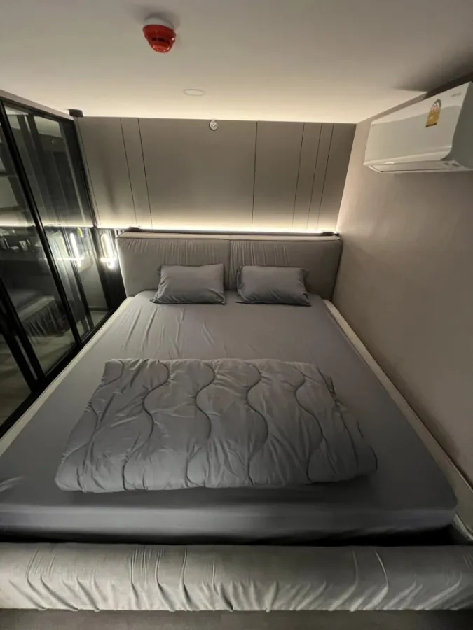 For rent The Origin Ladprao - Bangkapi ห้อง Duo space ชั้น 21 วิวรถไฟฟ้า แต่งครบจบที่นี่