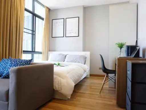 Condo for rent, Ideo BluCove Sukhumvit, beautiful room, new decoration, pool view, fully furnished, quiet, ready to move in