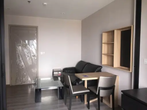 For rent Politan Rive ตกแต่งครบพร้อมอยู่ เฟอร์นิเจอร์ เครื่องใช้ไฟฟ้าครบ รีบมาจองเลย images