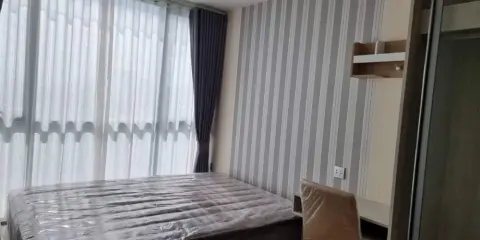 For rent Atmoz Tropicana Bangna ห้องน่าอยู่ ติดวอลเปเปอร์อย่างดี ราคาอย่างคุ้ม รีบมาจอง