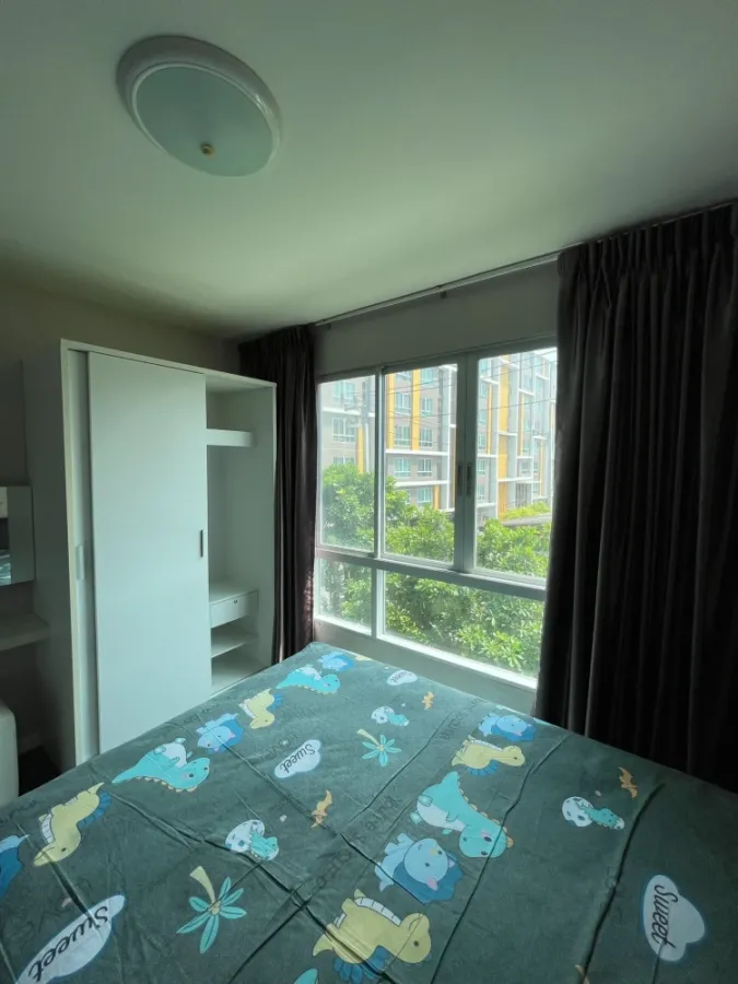 For sale or rent: D Condo Campus Resort Bangsean, 1 bedroom, 1 bathroom, high-quality wallpaper, fully furnished, reserve now!