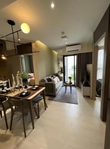 Down payment for sale, New Cross Khu Khot Station, corner room, swimming pool view. Have privacy Hurry and reserve it quickly.