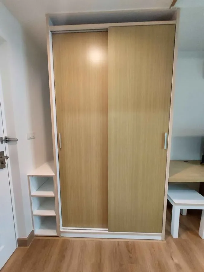 For sale the seed Chaengwattana, on Chaengwattana Road, 7th floor, fully decorated room, decorated with awesome wallpaper, hurry and reserve now.