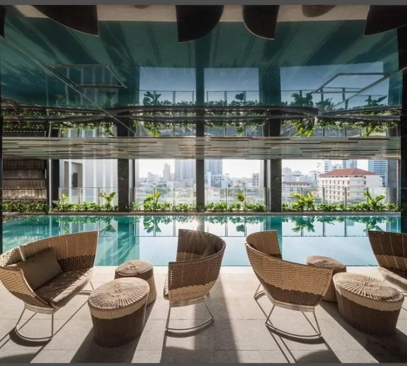 For rent, Ideo Ratchada-Sutthisan, 22nd floor, good view, no block, built-in furniture, nice room, can't reserve anymore
